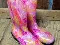 Pink Rubber Boots