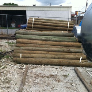 Wood Posts for Fencing at www.standleyfeed.com #standleyfeed
