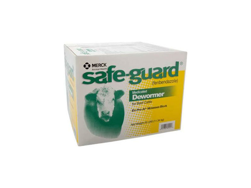 Safeguard-Molasses Block Dewormer