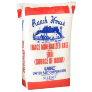 Ranch House® Trace Mineralized Salt with EDDI 50-lb
